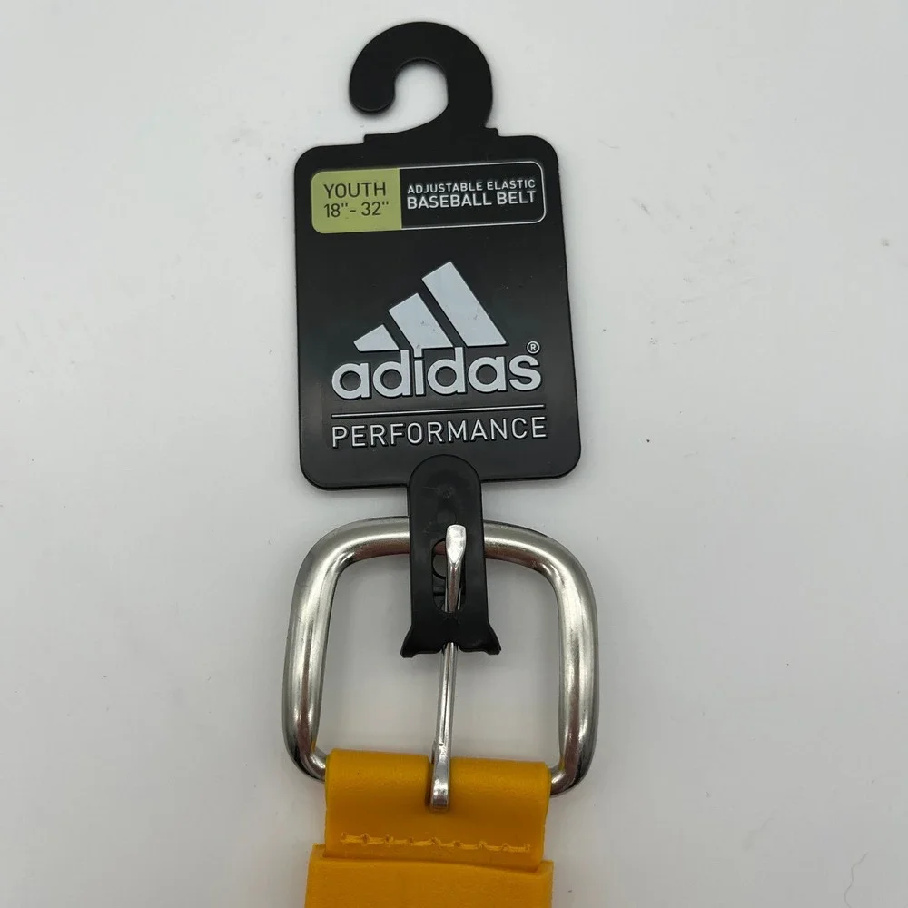 Adidas Baseball Belt Youth OSFM Gold Performance Adjustable Elastic BBA91GD - Picture 3 of 15